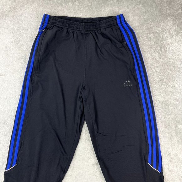 ADIDAS Climalite Y2K Performance Athletic Casual Tapered Track Pants Black - Picture 3 of 8